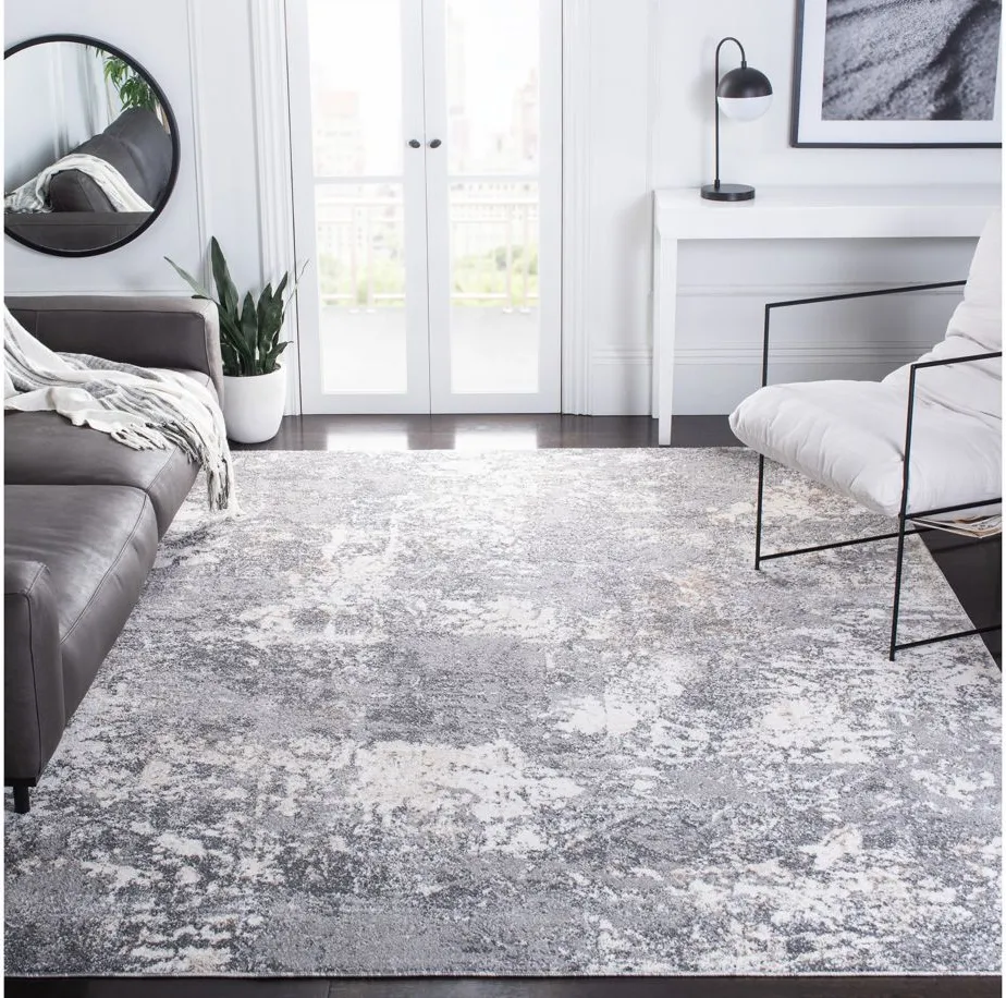 Lloyd Area Rug Square in Gray by Safavieh