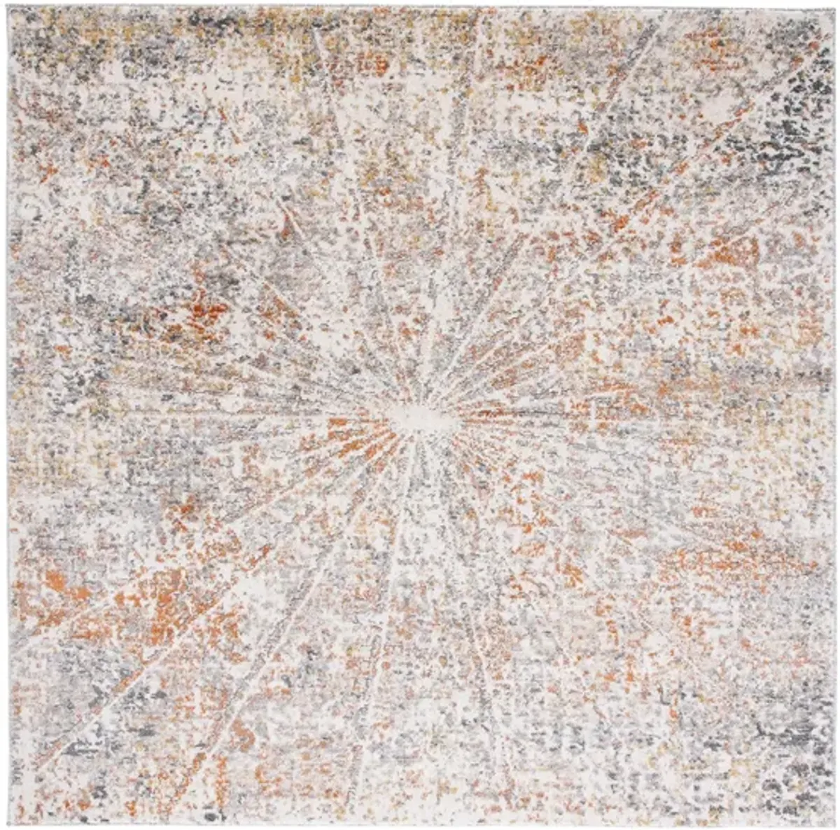 Brookvale Ivory & Gray Area Rug Square