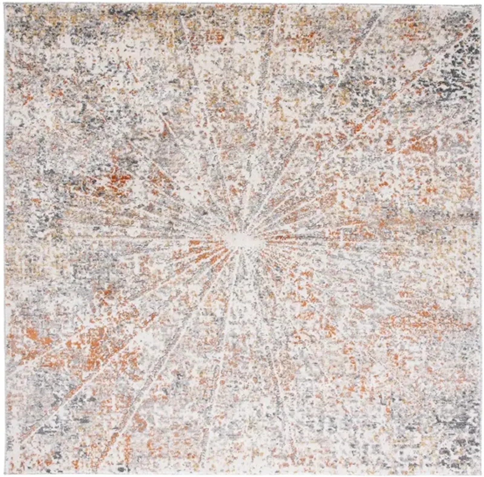 Brookvale Ivory & Gray Area Rug Square