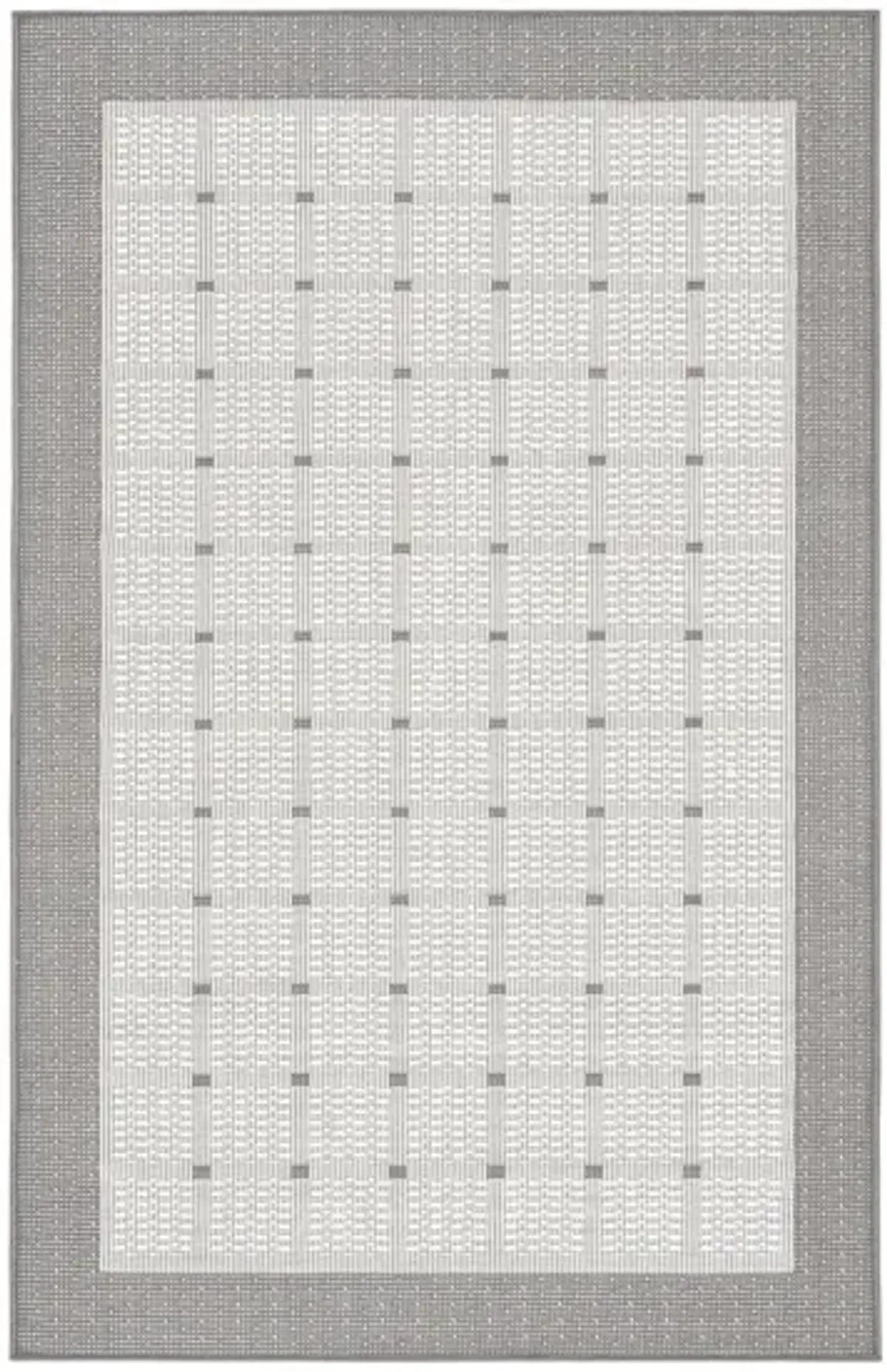 Bermuda Indoor/Outdoor Area Rug in Gray & Ivory by Safavieh