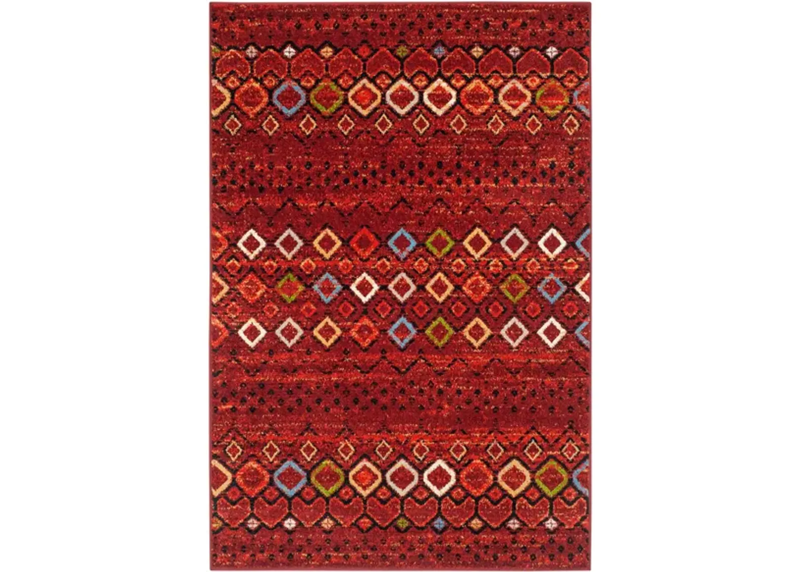 Halen Red Area Rug in Terracotta by Safavieh