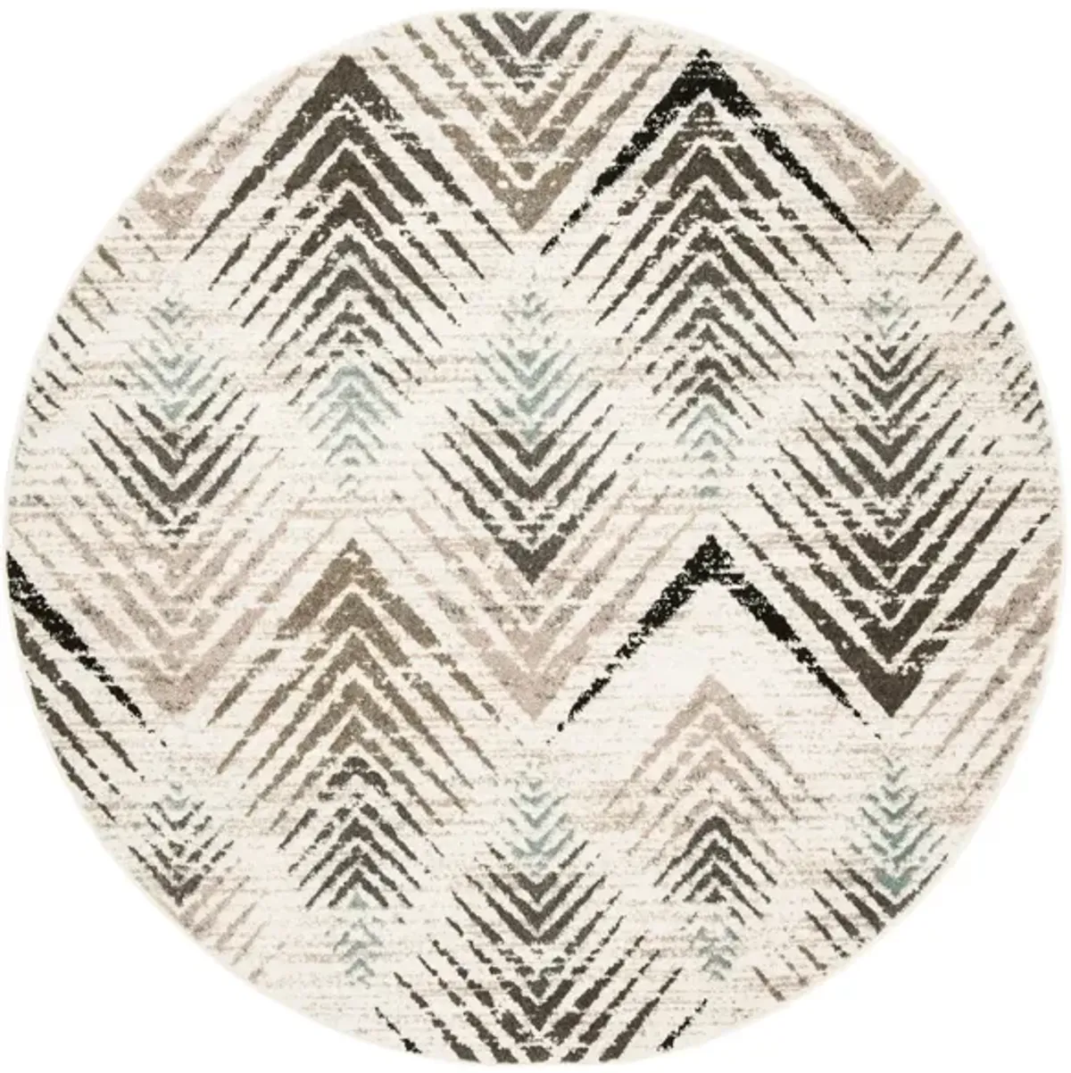 Brussels Area Rug Round in Cream / Beige by Safavieh