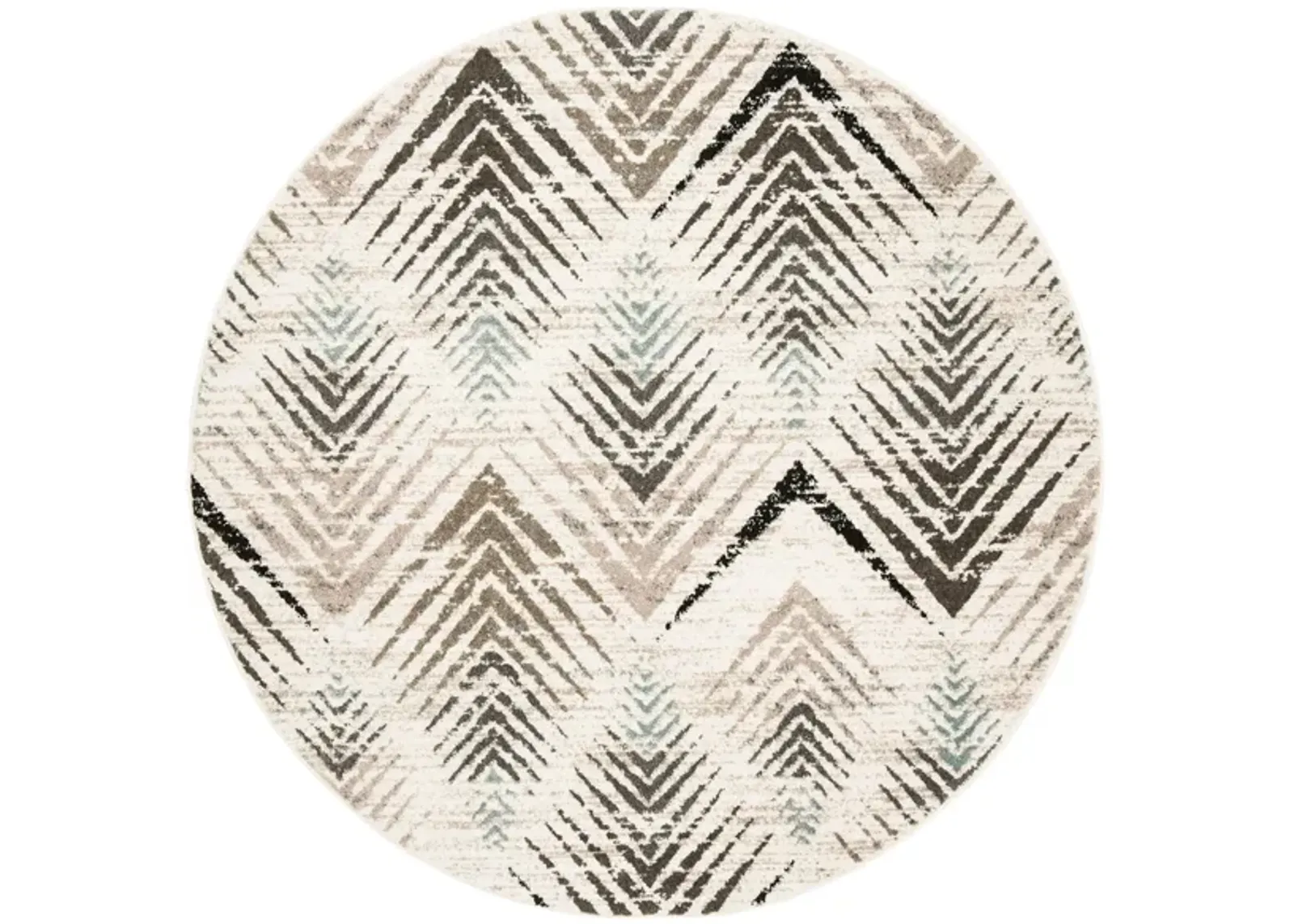 Brussels Area Rug Round in Cream / Beige by Safavieh