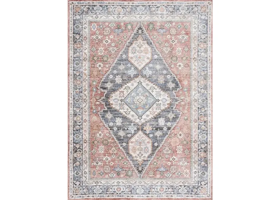 Jasmine Area Rug in Rust & Navy by Safavieh