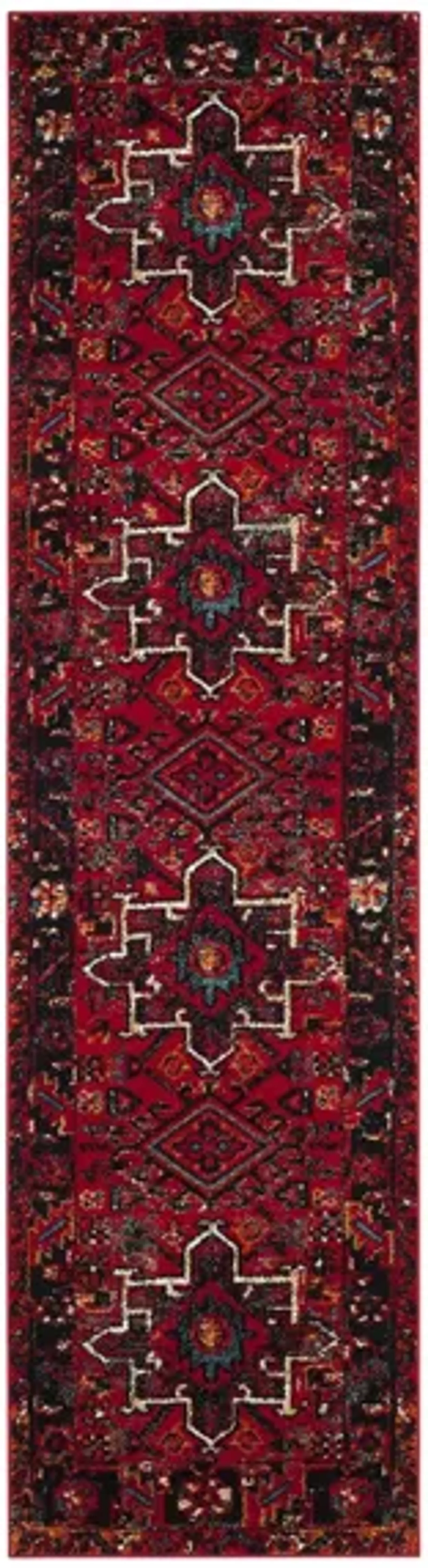 Darius Red Runner Rug