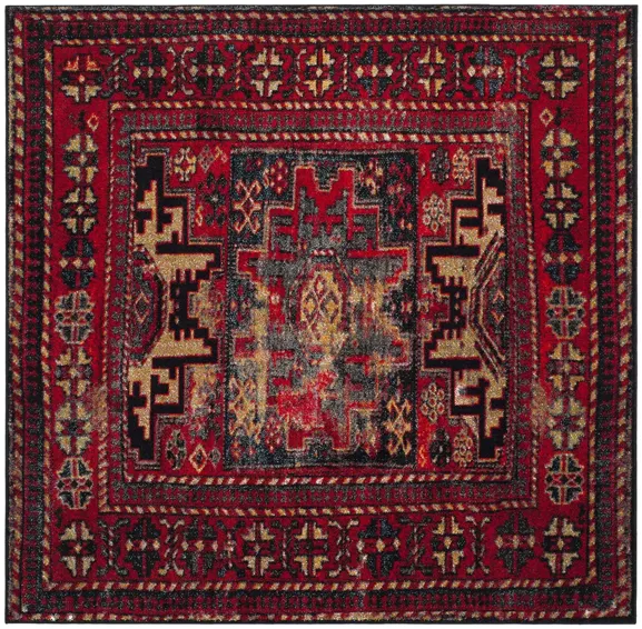 Zagros Area Rug in Red by Safavieh