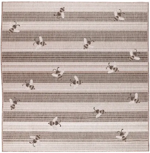 Liora Manne Malibu Sweet Bees Indoor/Outdoor Area Rug