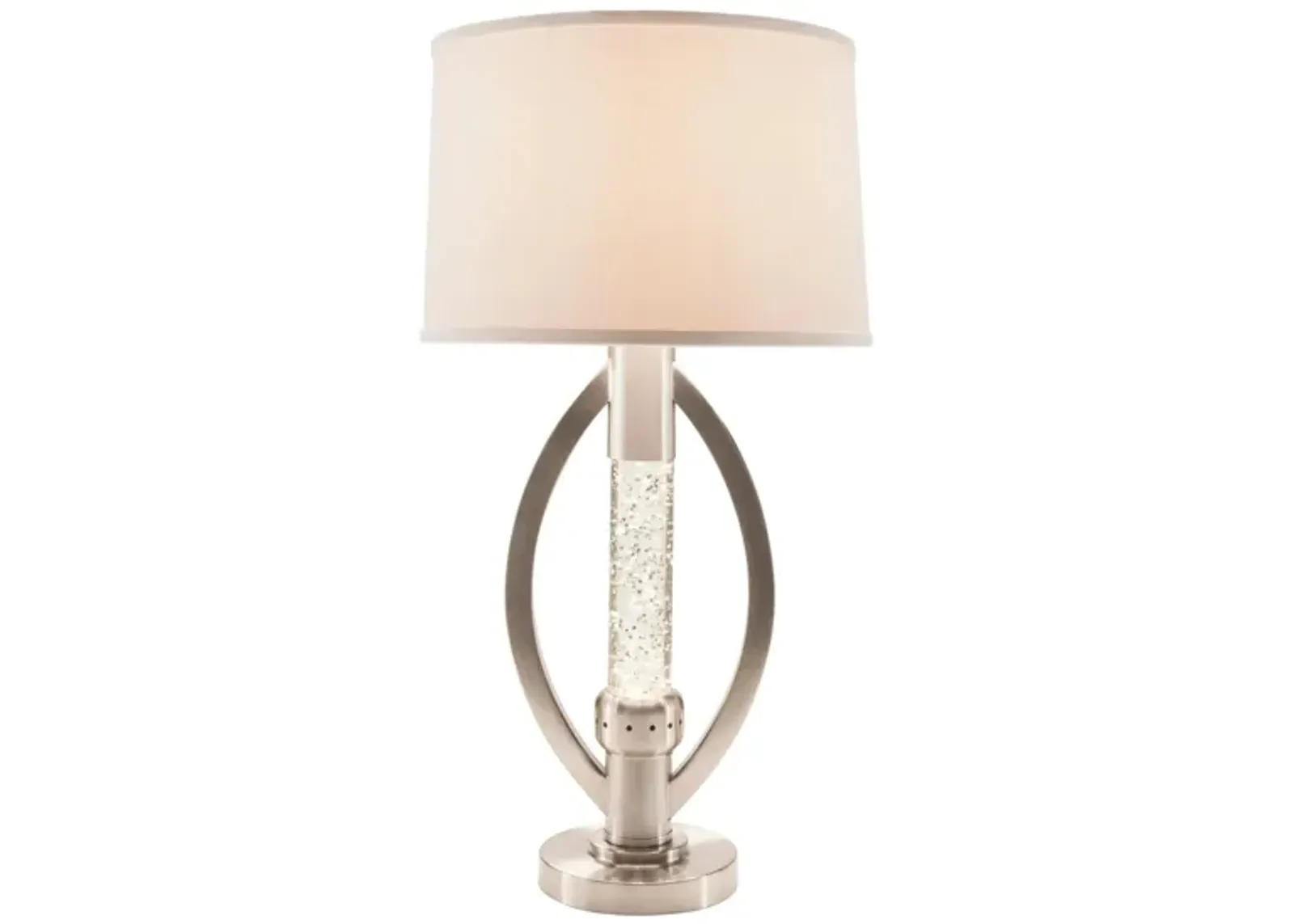 Chrome Table Lamp w/ Sparkle Night-Light in Chrome by Bellanest