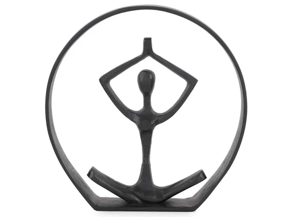 Glamour Zen Sculpture in Black by Howard Elliott Collection