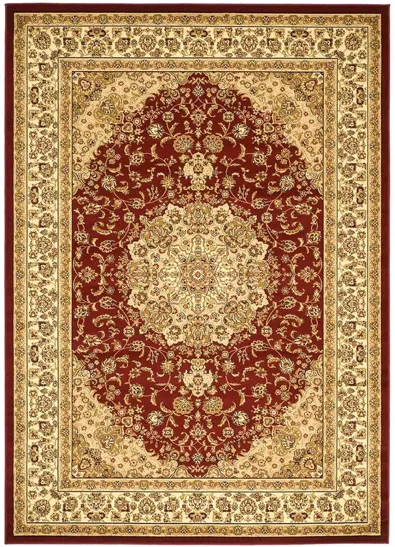 Fareham Area Rug in Red / Ivory by Safavieh