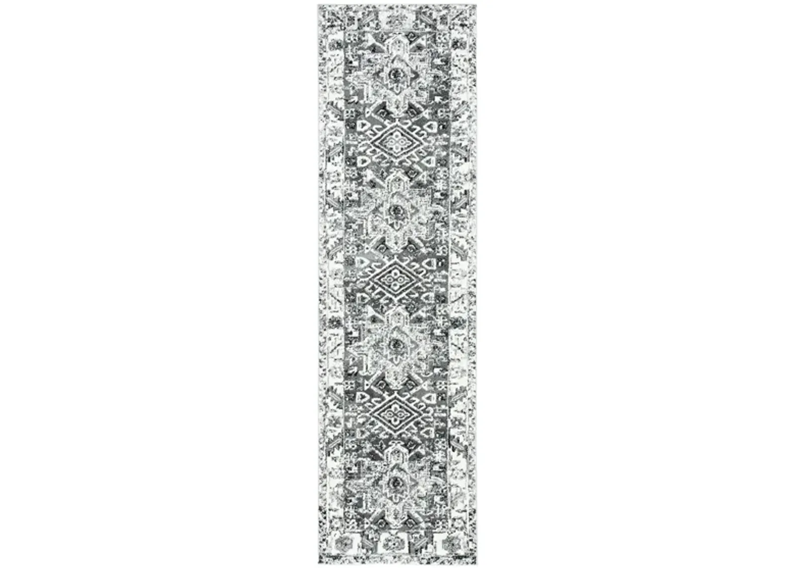 Darius Grey Runner Rug