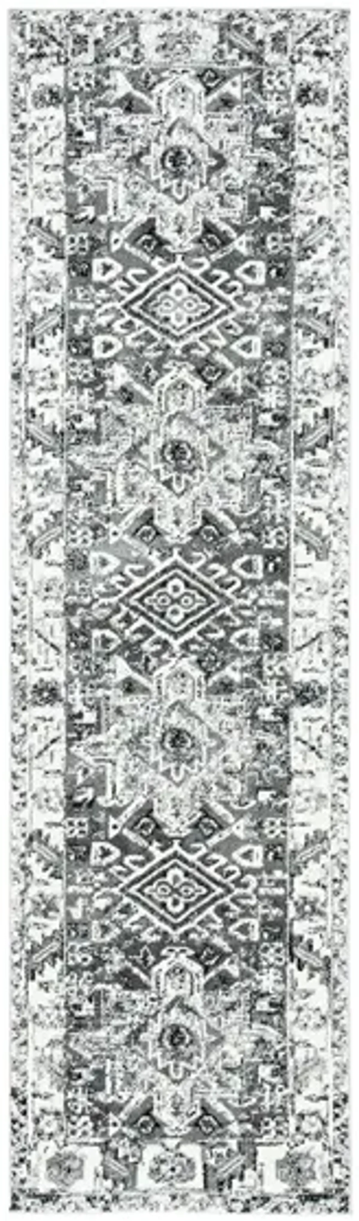 Darius Grey Runner Rug