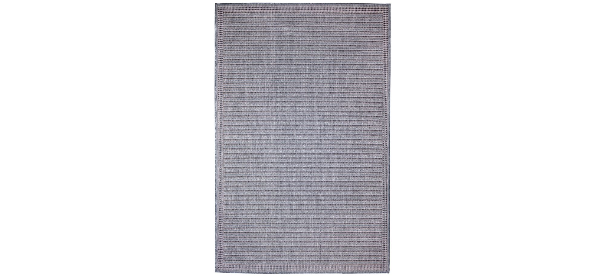 Liora Manne Malibu Simple Border Indoor/Outdoor Area Rug in Navy by Trans-Ocean Import Co Inc