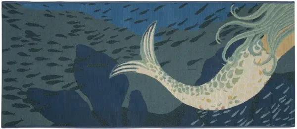 Esencia Mermaids Are Real Indoor/Outdoor Mat