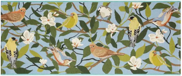 Esencia Floral Finches Indoor/Outdoor Mat