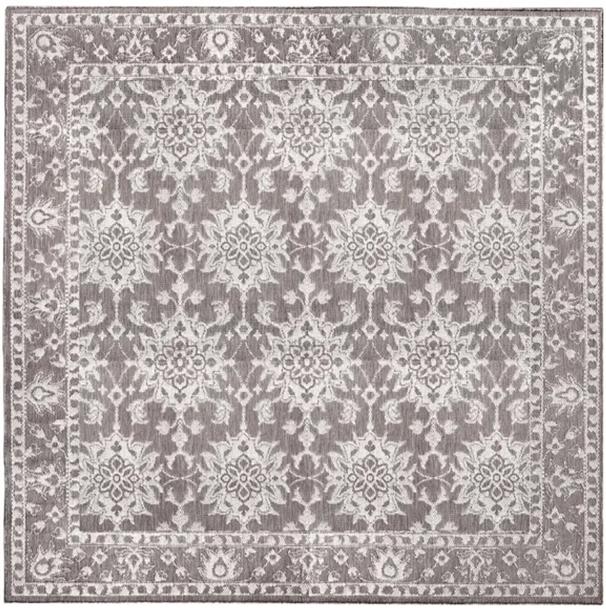 Liora Manne Malibu Kashan Indoor/Outdoor Area Rug in Silver by Trans-Ocean Import Co Inc