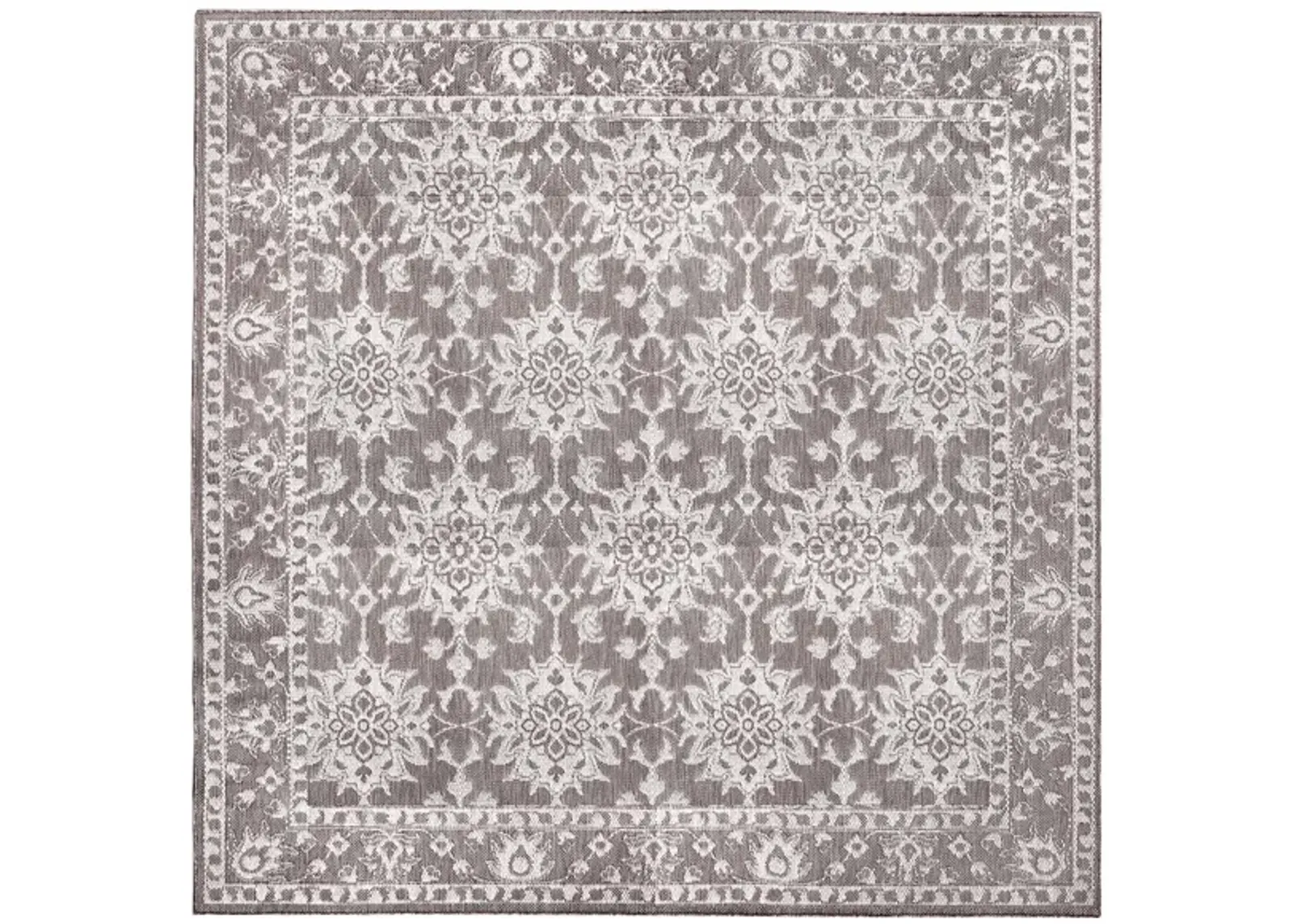 Liora Manne Malibu Kashan Indoor/Outdoor Area Rug in Silver by Trans-Ocean Import Co Inc