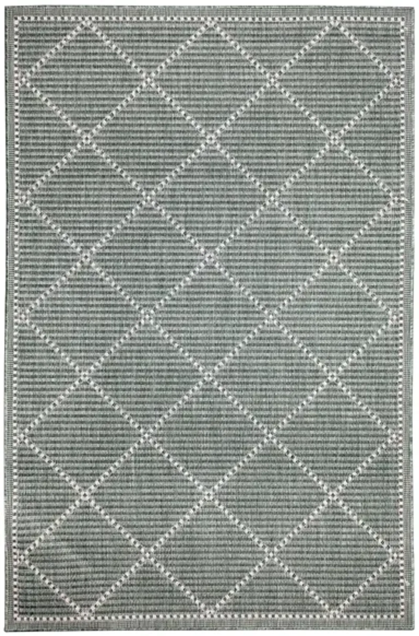 Liora Manne Malibu Checker Diamond Indoor/Outdoor Area Rug