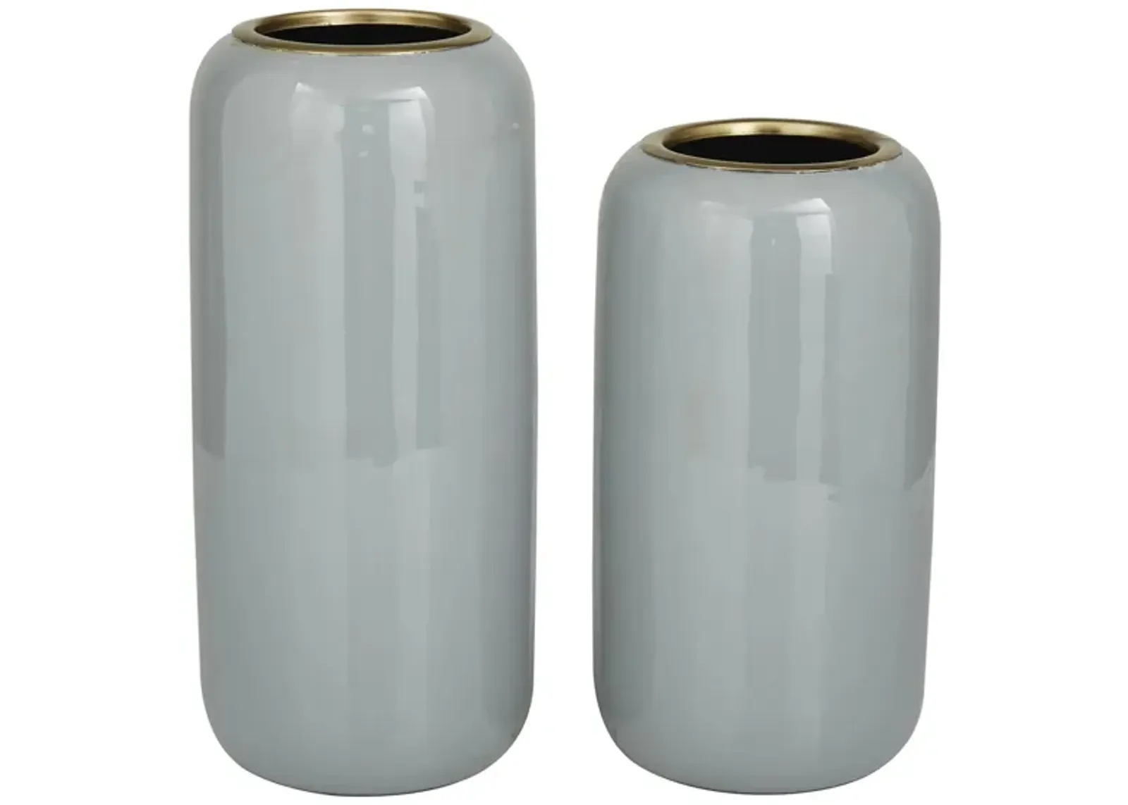 Novogratz Tribute Vase Set of 2 in Grey by UMA Enterprises