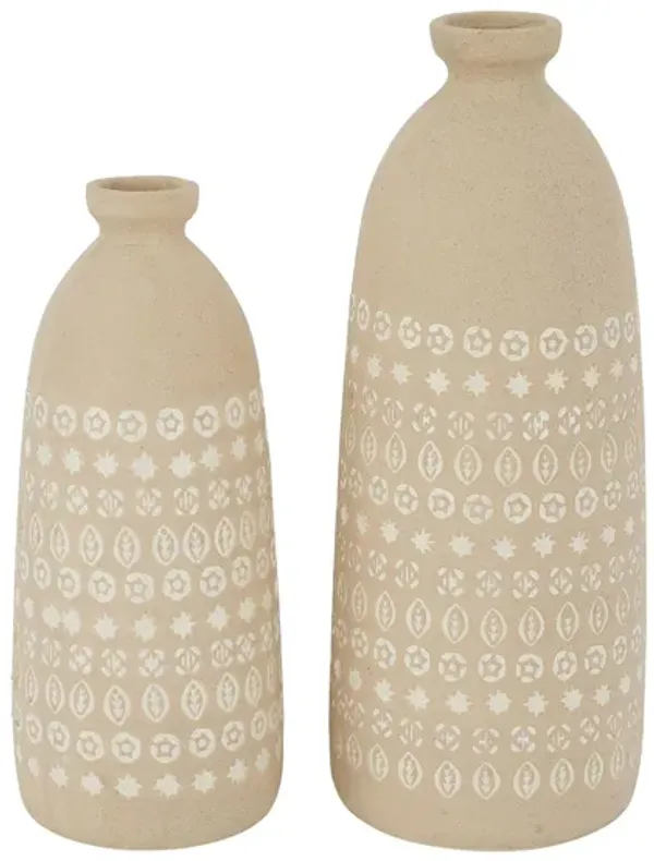 Ivy Collection Salyndas Vase Set of 2