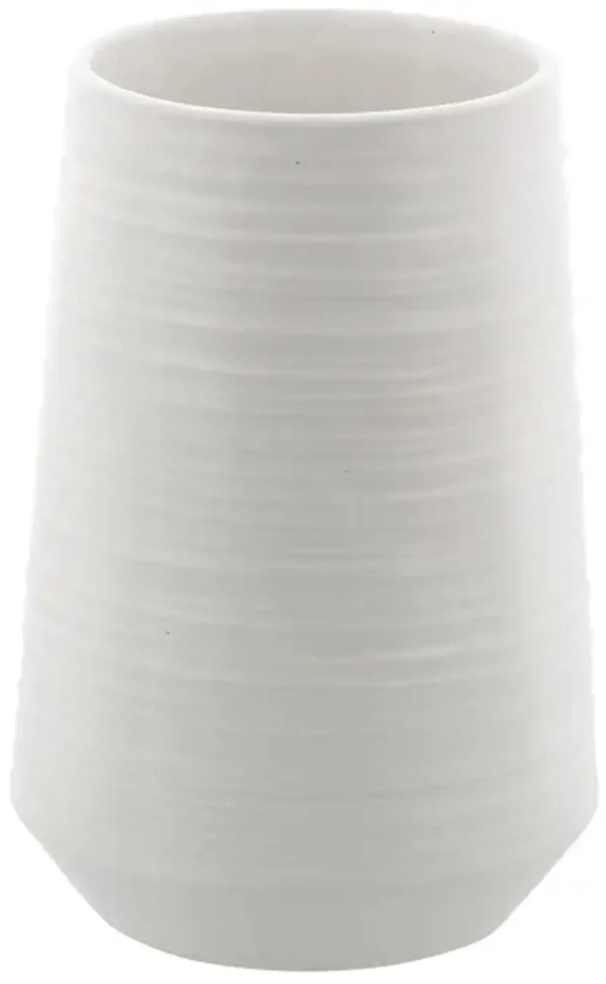 Ivy Collection Topic Vase in White by UMA Enterprises