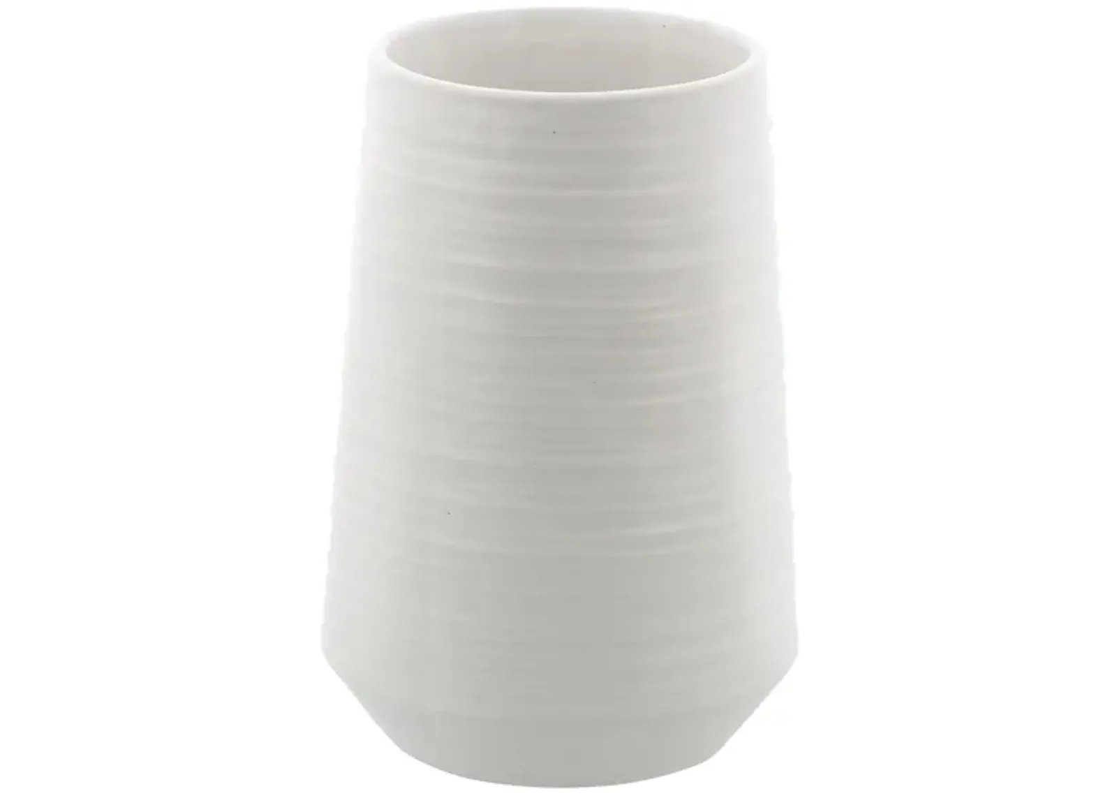 Ivy Collection Topic Vase in White by UMA Enterprises