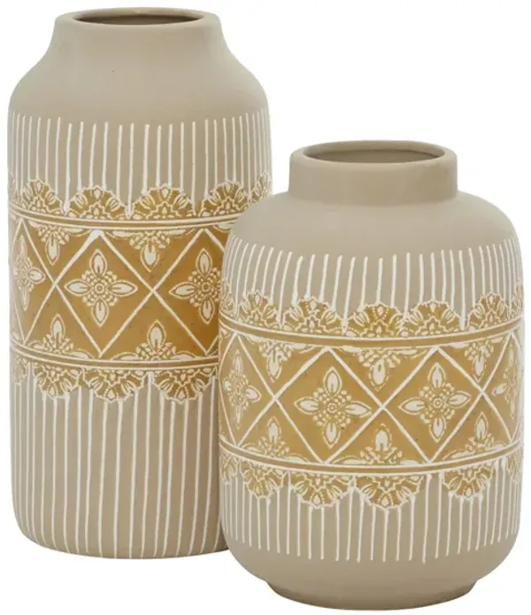 Ivy Collection Thingieverse Vase Set of 2
