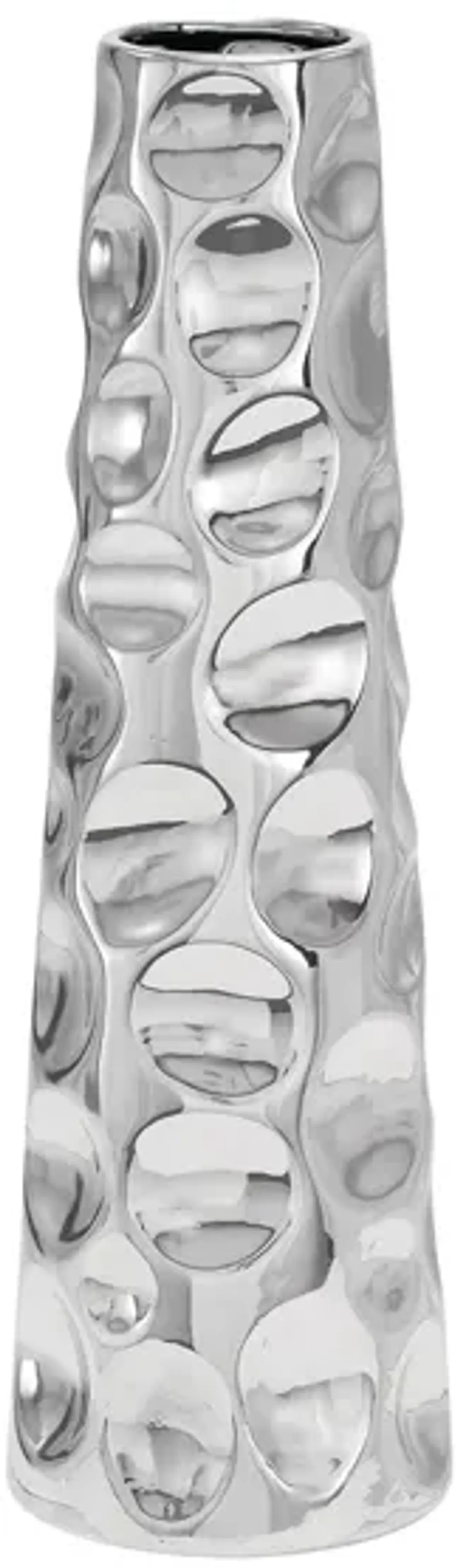 Ivy Collection Nhar Vase in Silver by UMA Enterprises