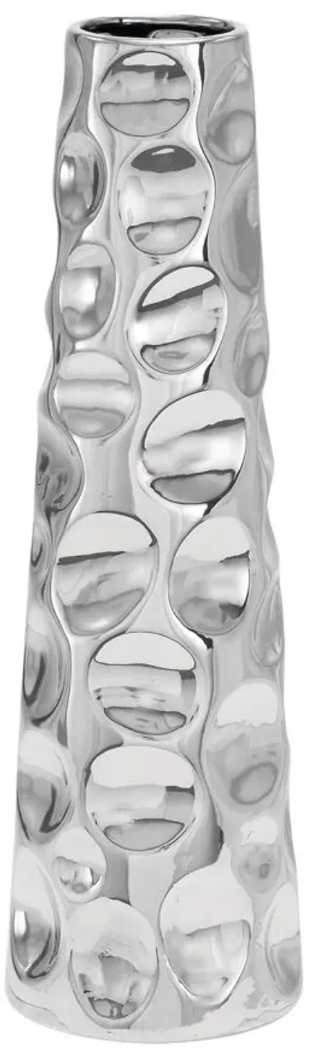Ivy Collection Nhar Vase in Silver by UMA Enterprises