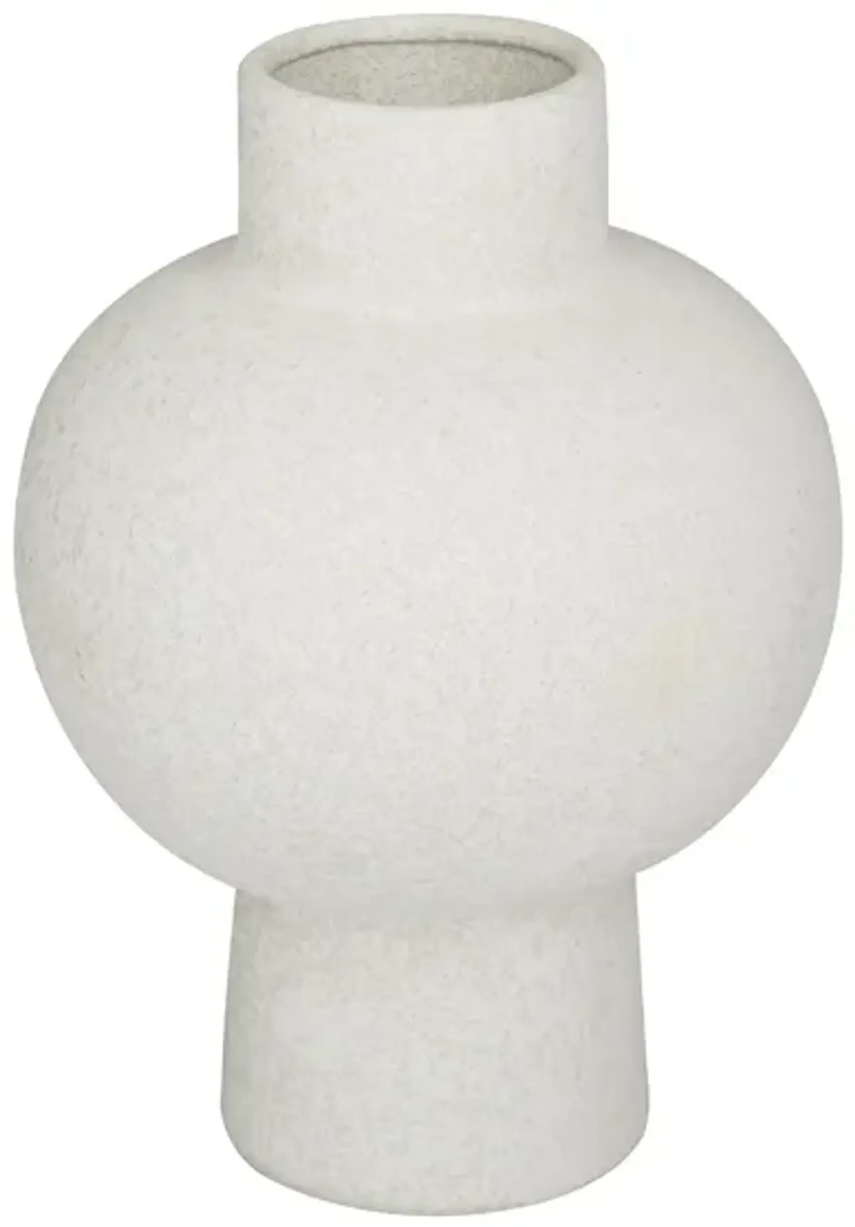 Ivy Collection Calypseburg Vase in White by UMA Enterprises