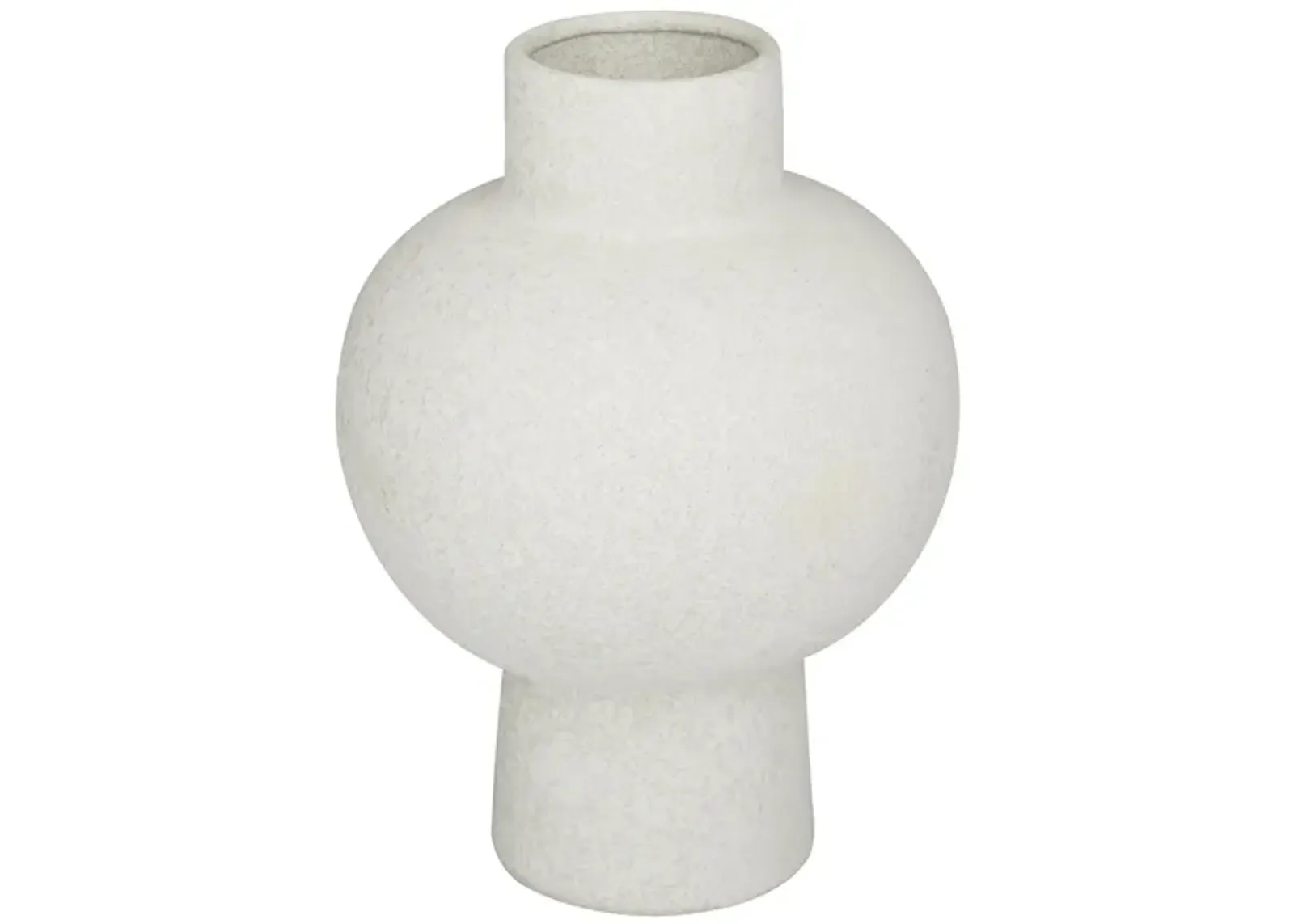 Ivy Collection Calypseburg Vase in White by UMA Enterprises