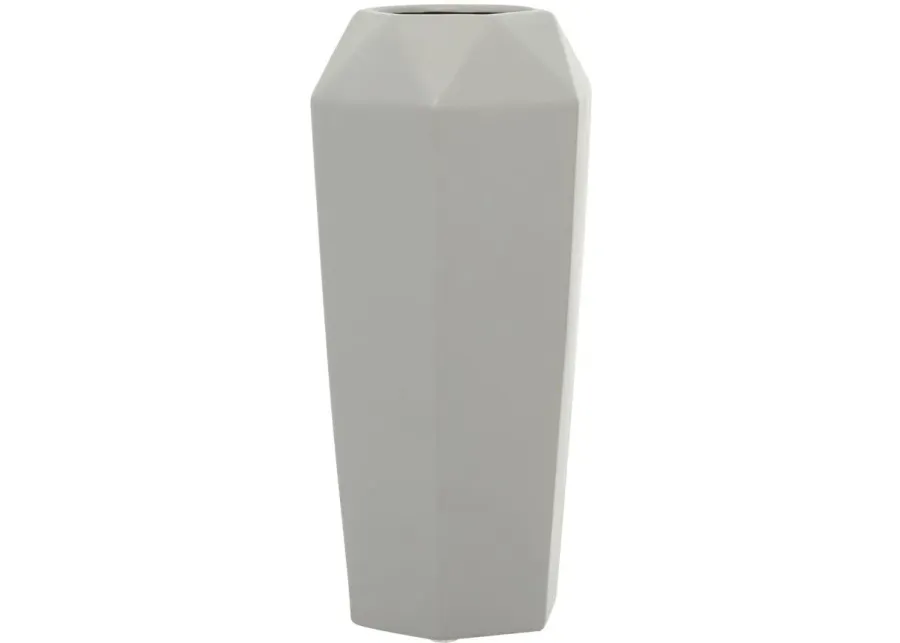 Ivy Collection Heartlake Vase in Gray by UMA Enterprises