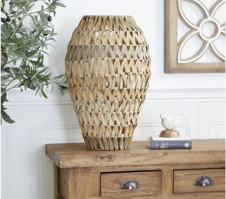 Ivy Collection Gotz Vase in Brown by UMA Enterprises