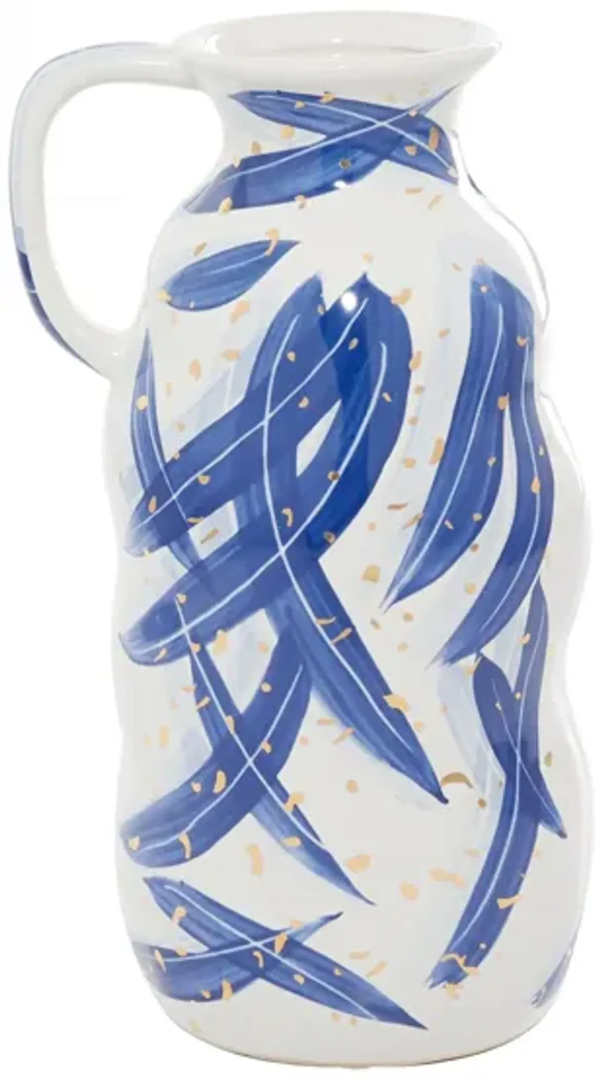 Ivy Collection Akasarushi Vase in Blue by UMA Enterprises