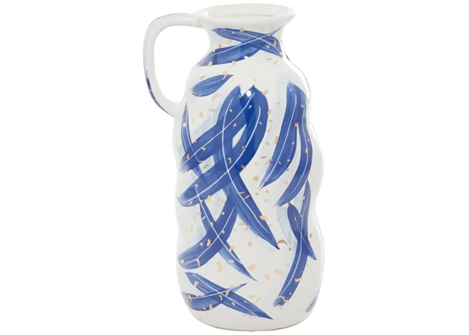 Ivy Collection Akasarushi Vase in Blue by UMA Enterprises