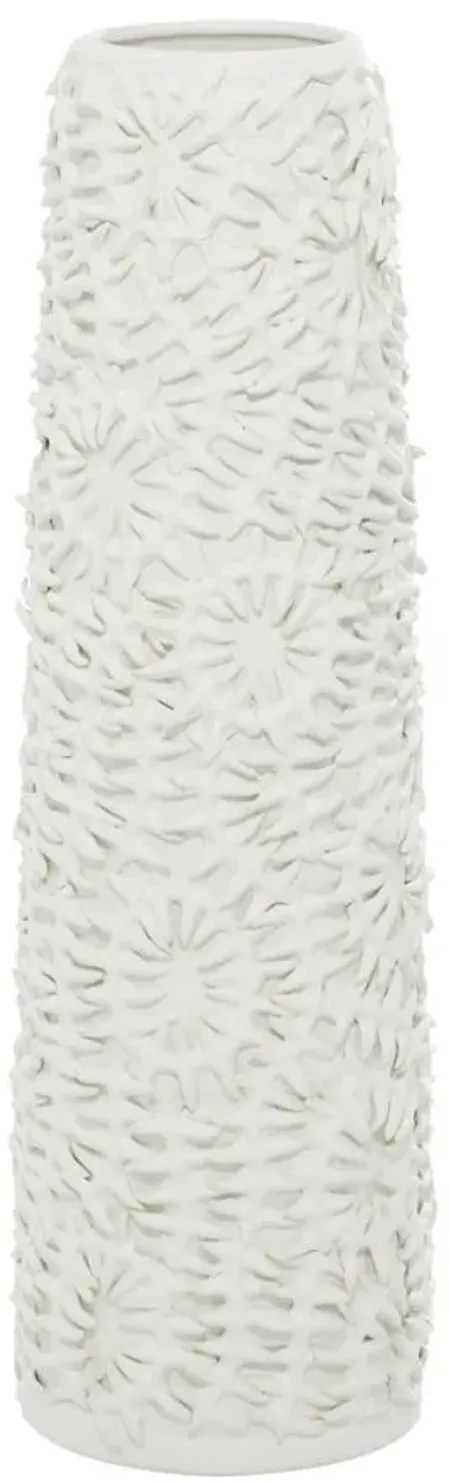 Ivy Collection Bruyere Vase in White by UMA Enterprises