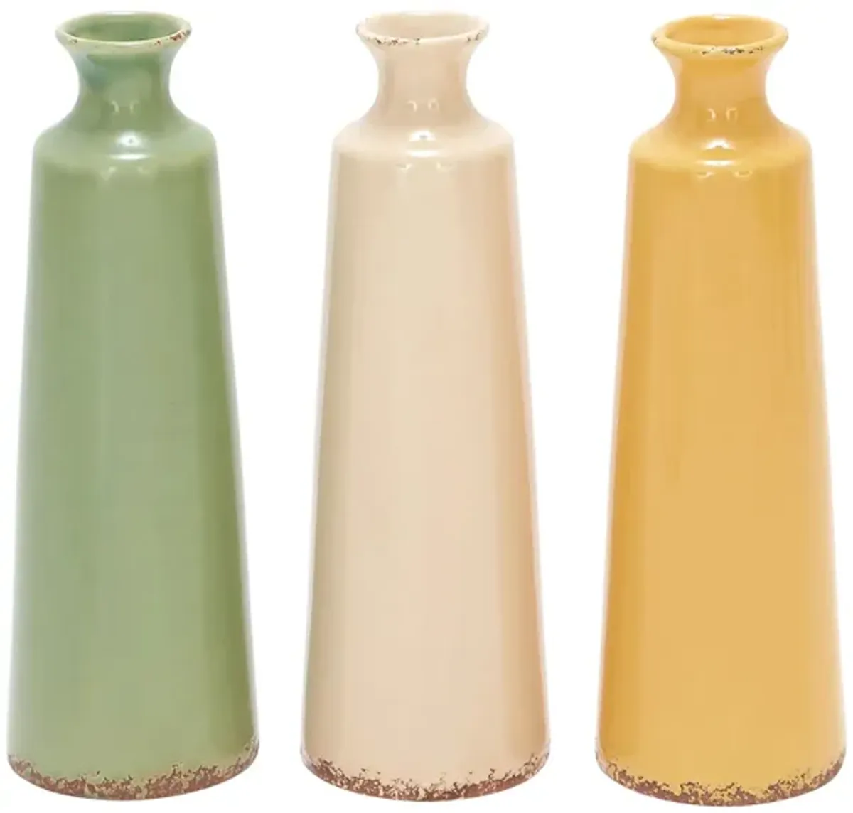 Novogratz Moghtader Vase Set of 3 in Multi Colored by UMA Enterprises