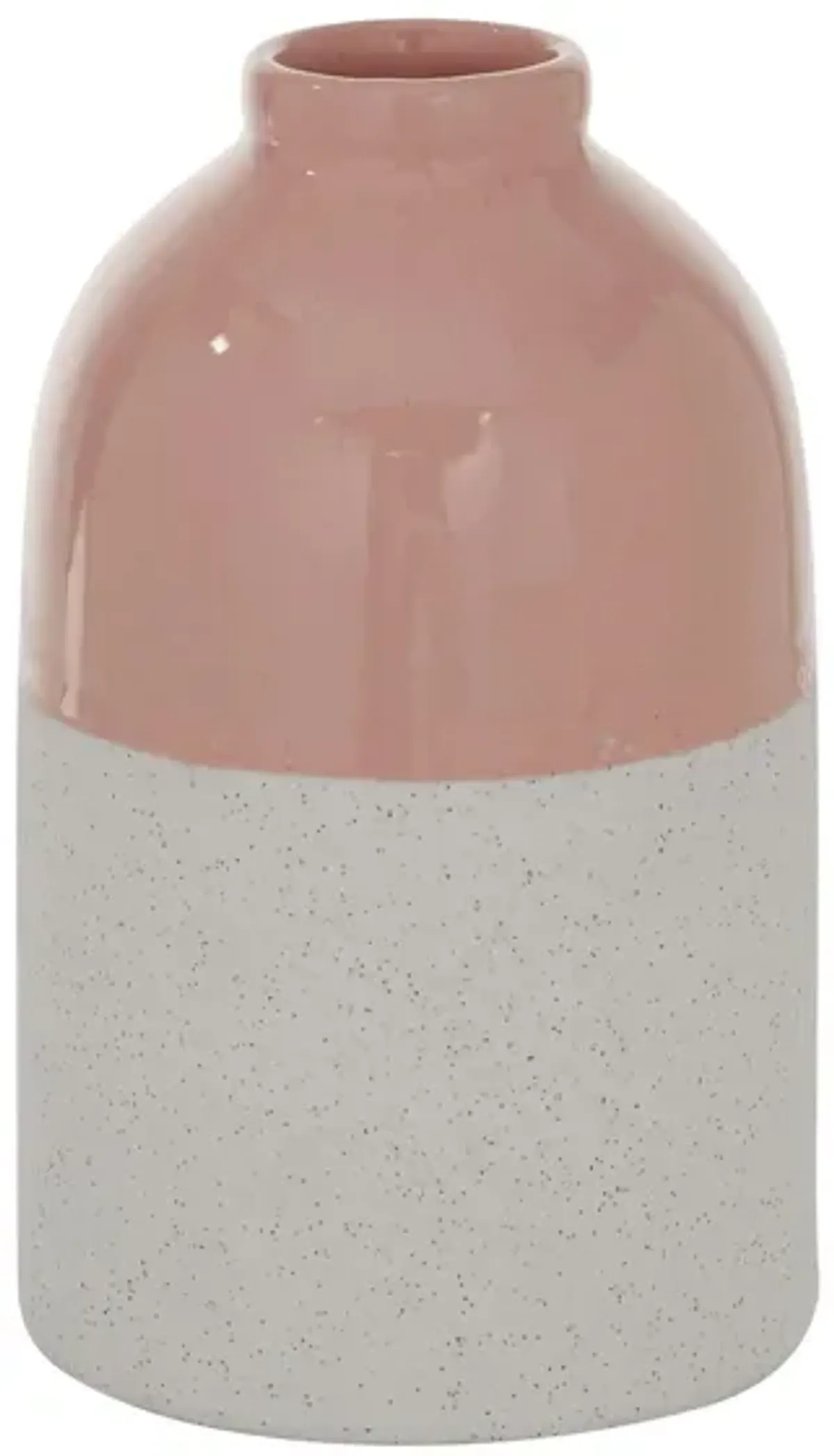 Ivy Collection Siwa Vase in Pink/Ivory by UMA Enterprises