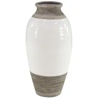 Ivy Collection Titusville Vase in Grey by UMA Enterprises