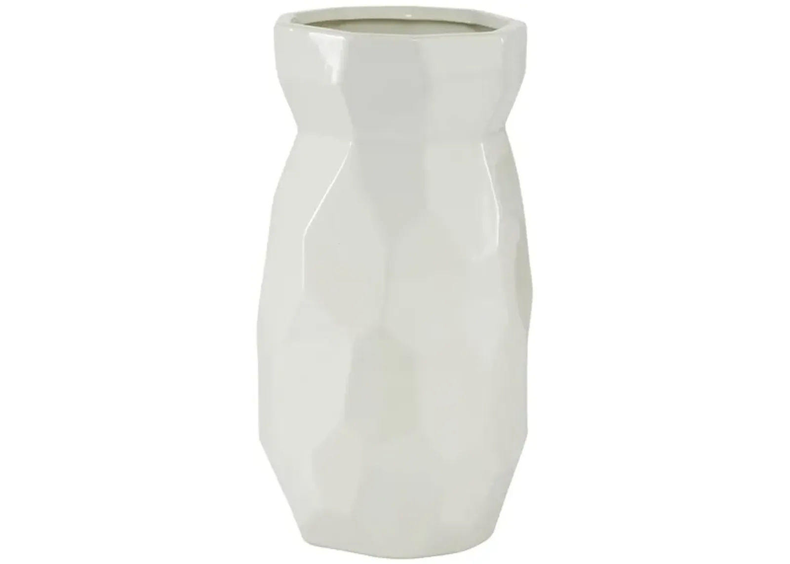 Ivy Collection Naofumi Vase in White by UMA Enterprises