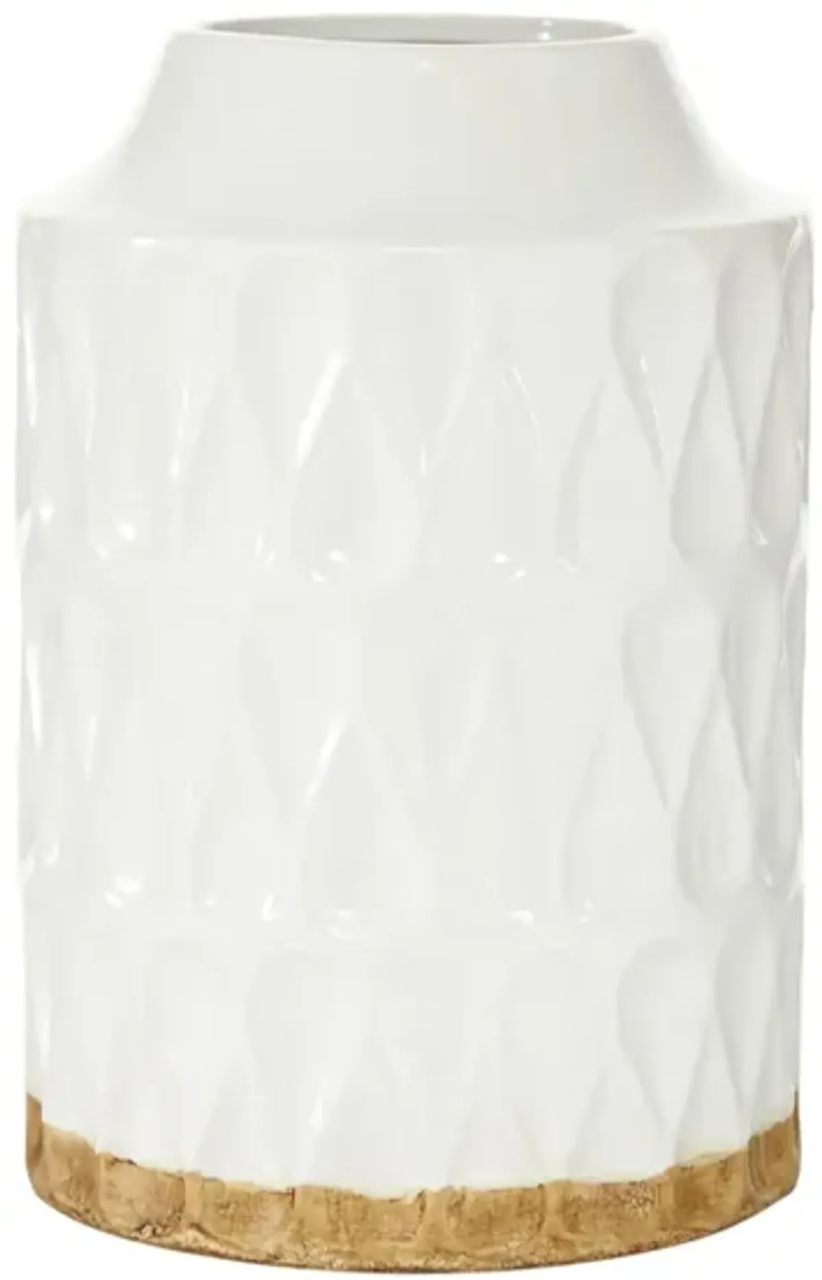 Ivy Collection Momoko Vase in White by UMA Enterprises