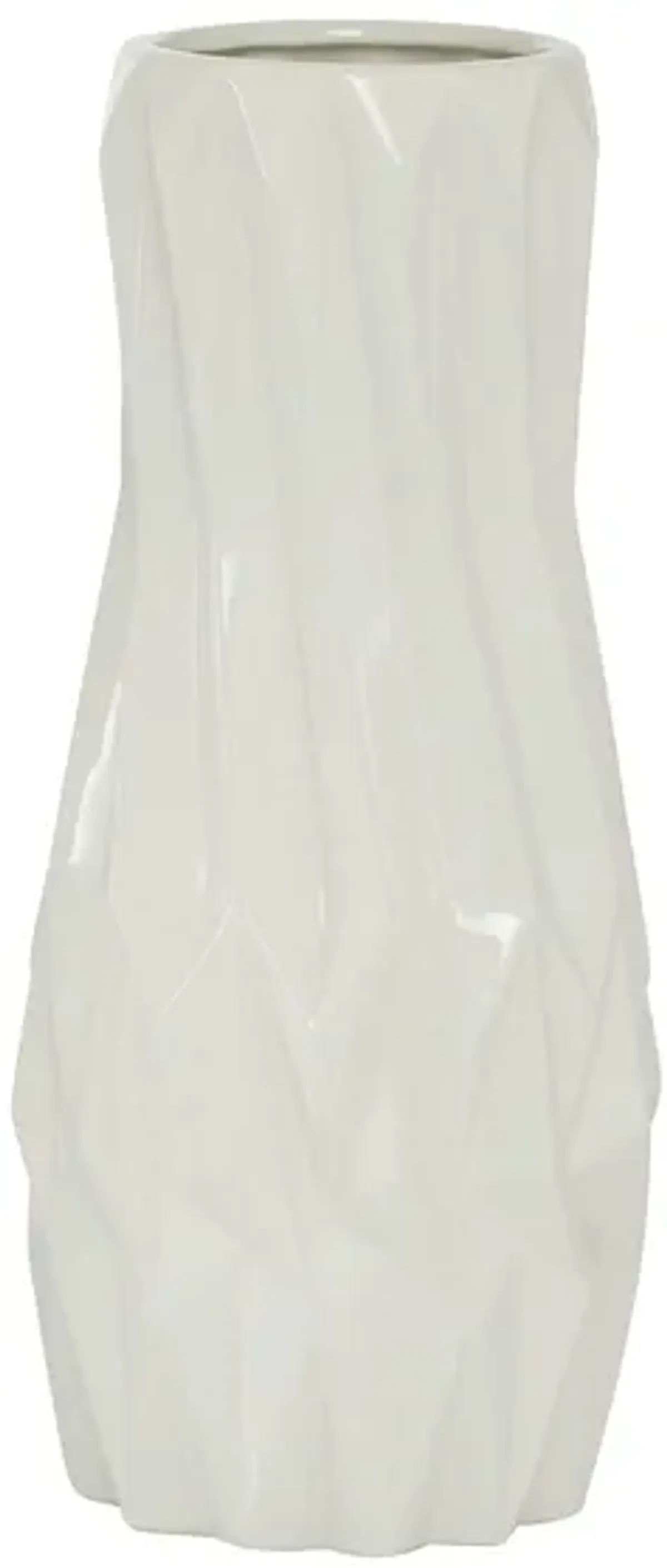 Ivy Collection Mybu Vase in White by UMA Enterprises