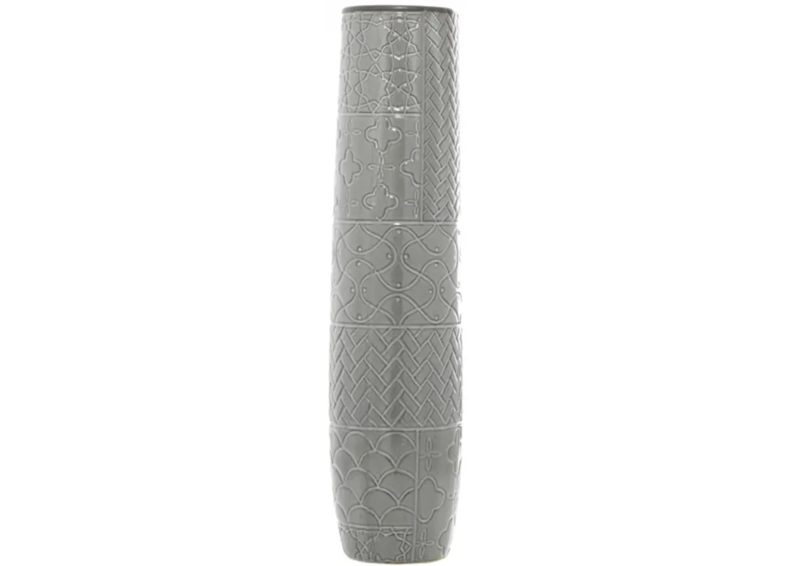 Ivy Collection Ditt Vase in Gray by UMA Enterprises