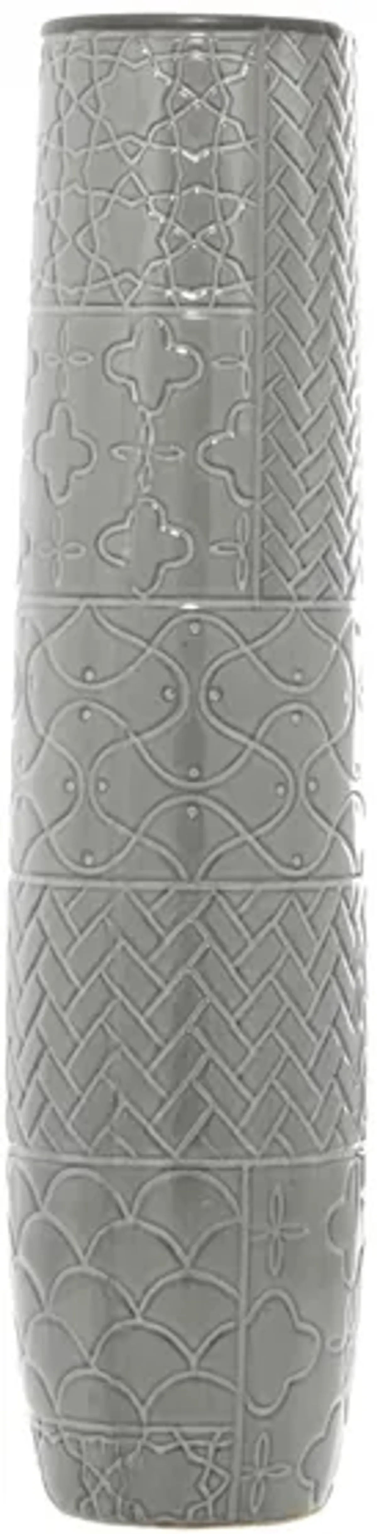 Ivy Collection Ditt Vase in Gray by UMA Enterprises