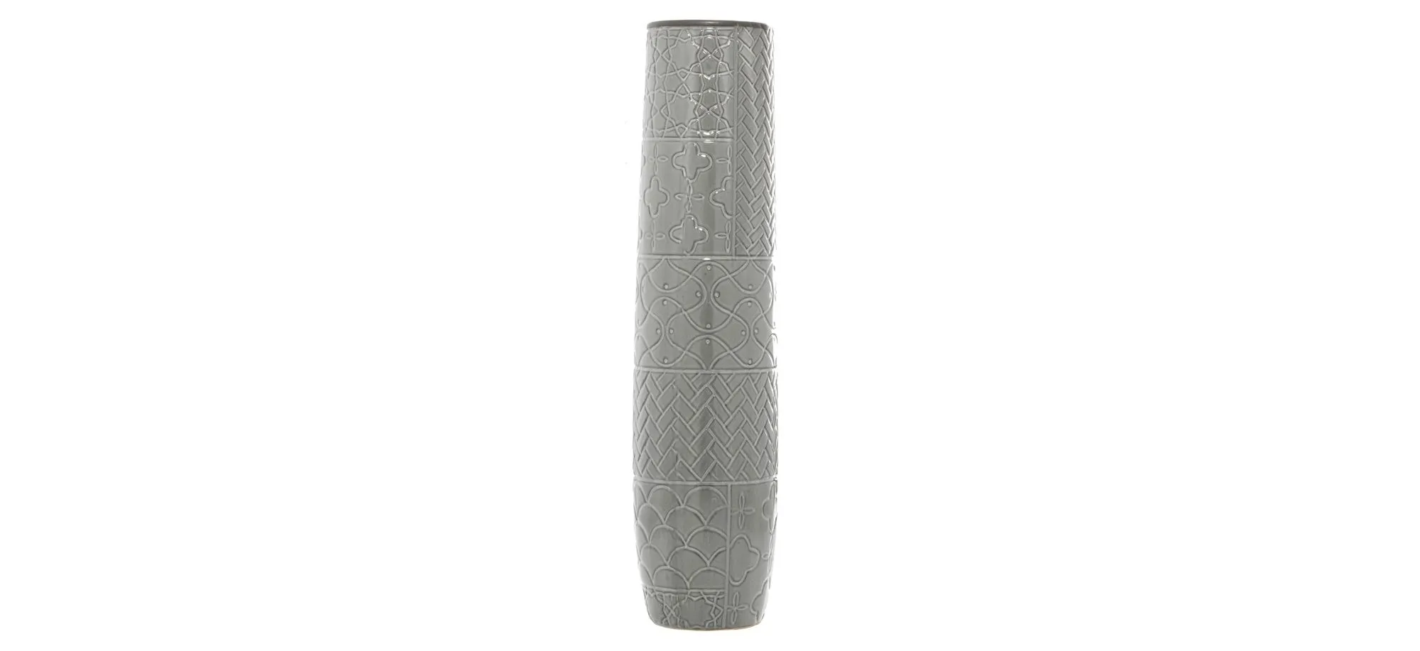 Ivy Collection Ditt Vase in Gray by UMA Enterprises