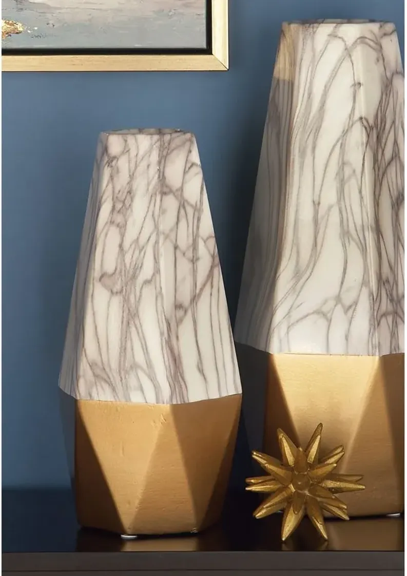 Ivy Collection Fantasy Vase in Gold by UMA Enterprises