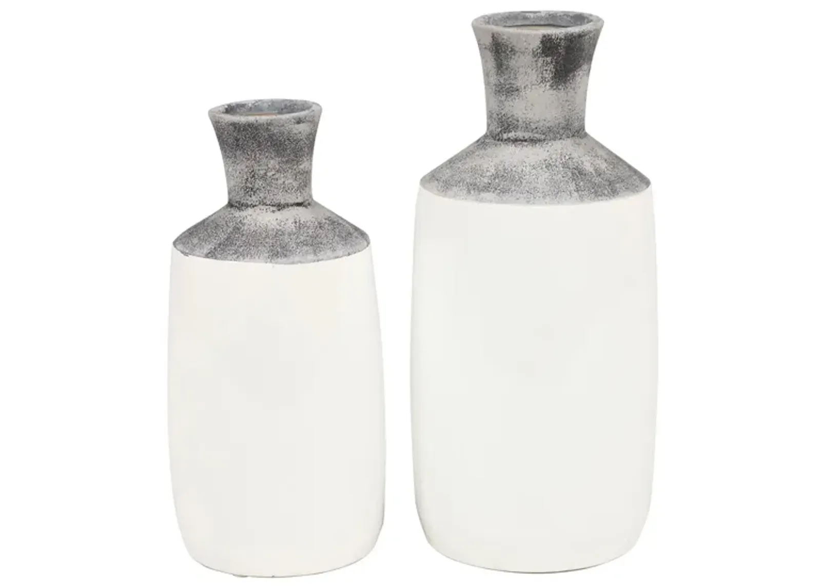 Novogratz Mezco Vase Set of 2 in White by UMA Enterprises