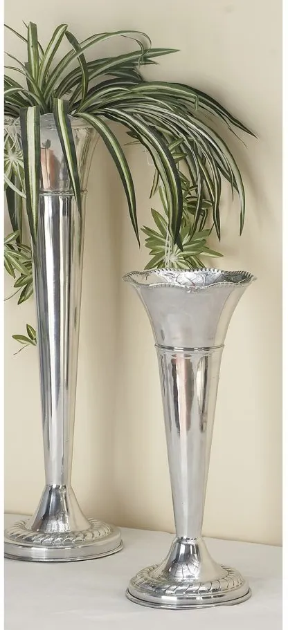 Novogratz Yverdia Vase in Silver by UMA Enterprises