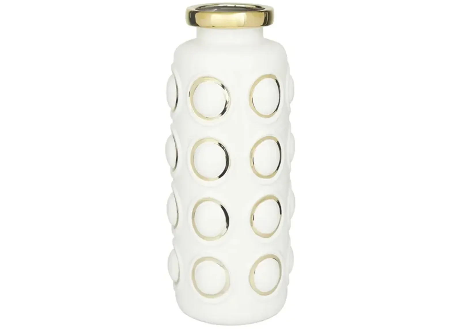 Ivy Collection Hobart Vase in White by UMA Enterprises