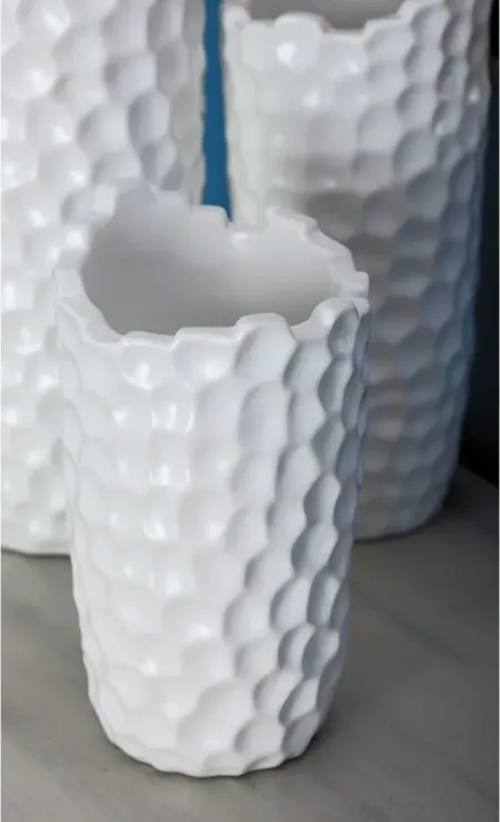 Ivy Collection Zvonimir Vase in White by UMA Enterprises